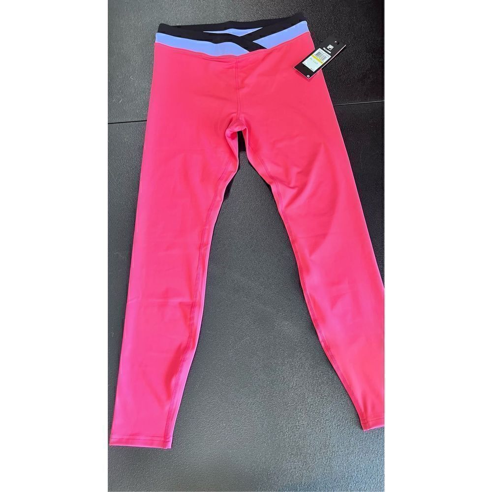 Fila Women's Peerless Training 7/8 Legging Pink Purple Size Medium NWT P1-100